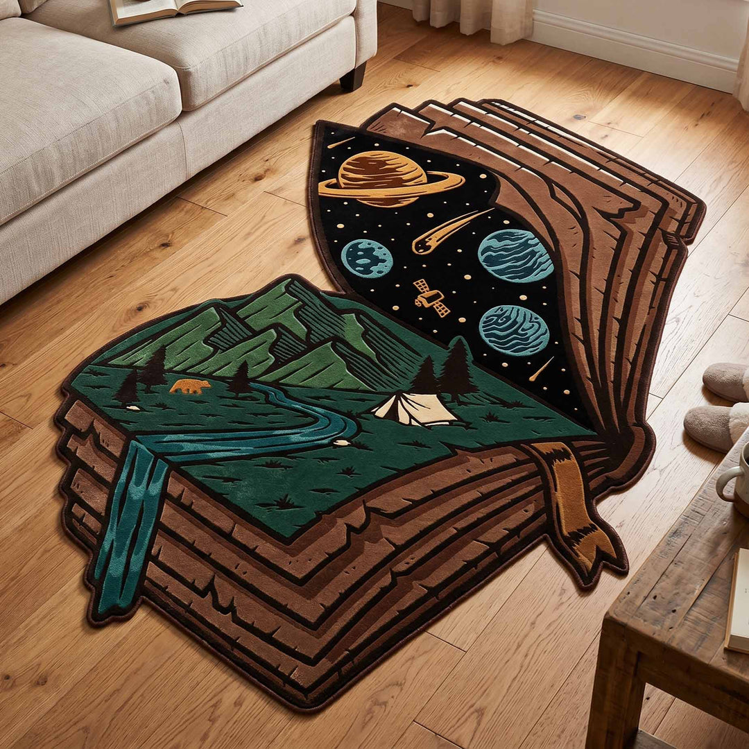 Alfombra de Área en Forma Personalizada Camp Stack