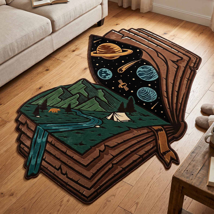 Alfombra de Área en Forma Personalizada Camp Stack