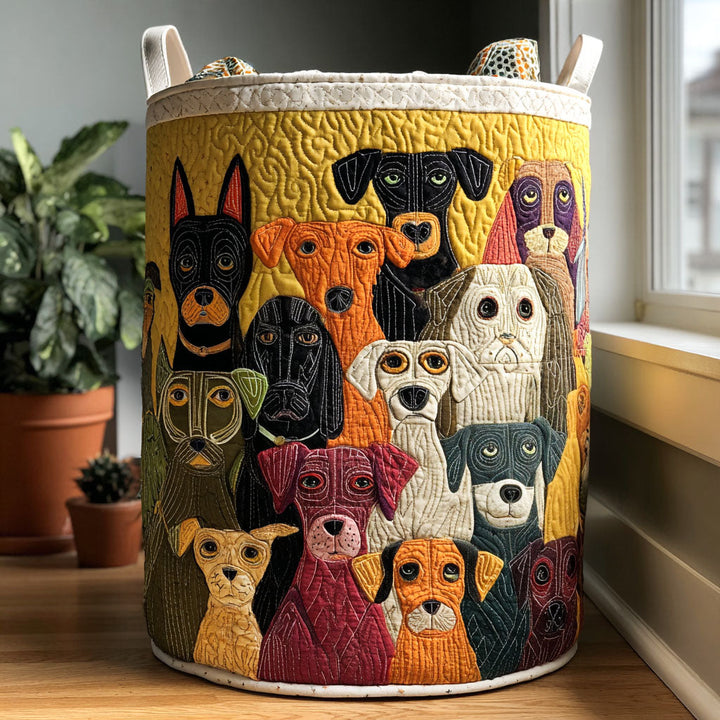 Cesta de Ropa Acolchada Carnaval Canino
