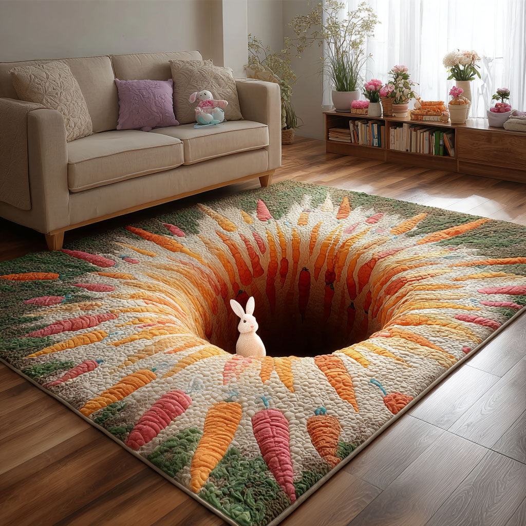 Alfombra de Área Jardín de Zanahorias