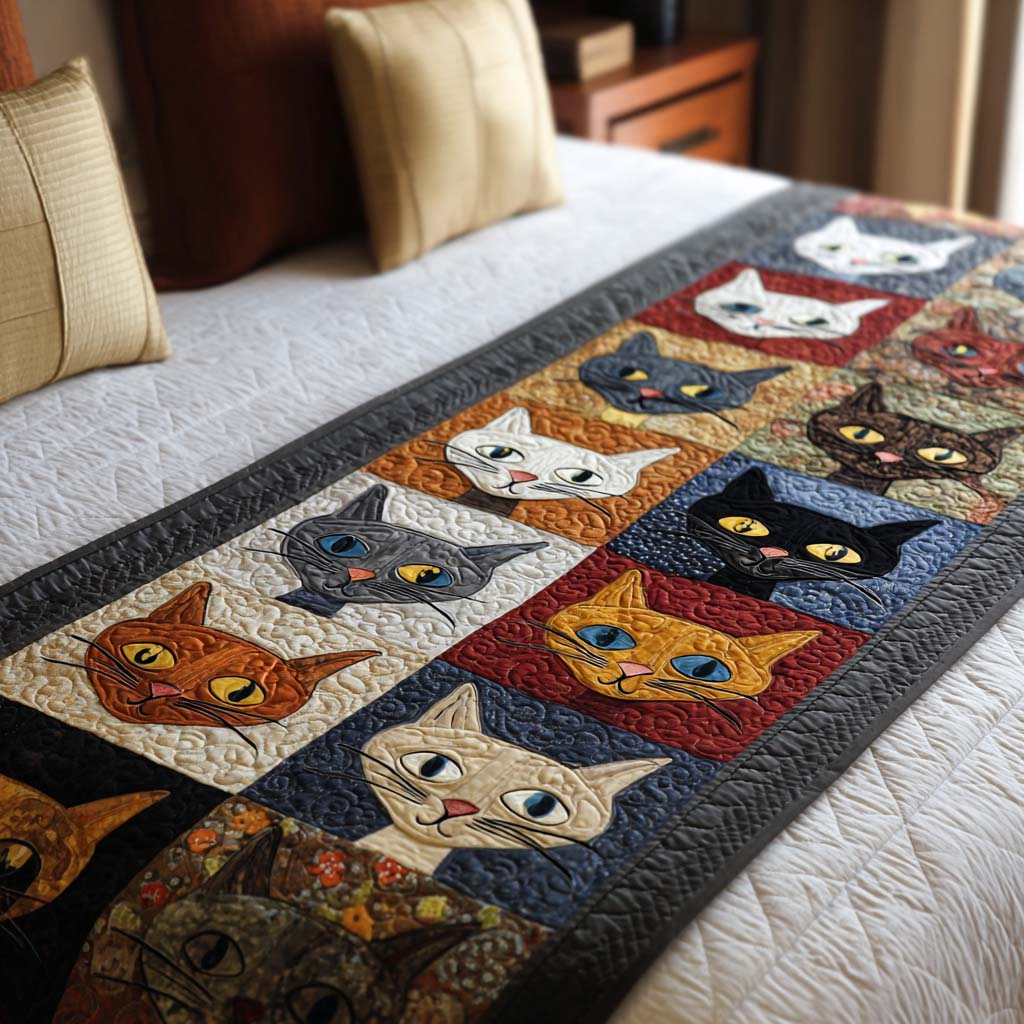 Caminito de Cama Acolchado para Gatos