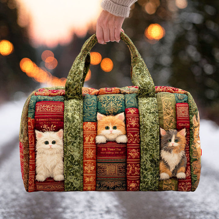 Bolsa de Viaje Acolchada con Diseño de Gato