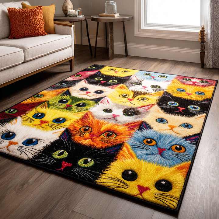 Alfombra de Área Sueño de Gato