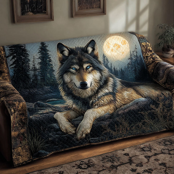 Funda de Sofá Acolchada Lobo Celestial