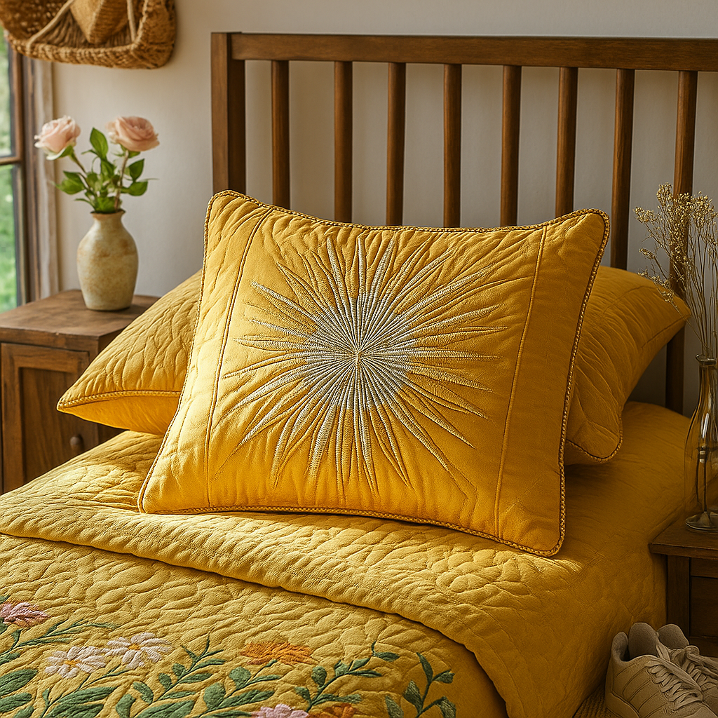 Funda de Almohada de Edredón Golden Horizon