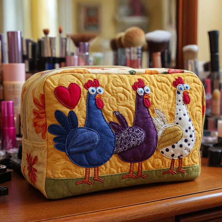 Bolsa de Maquillaje Acolchada Chicken Delight