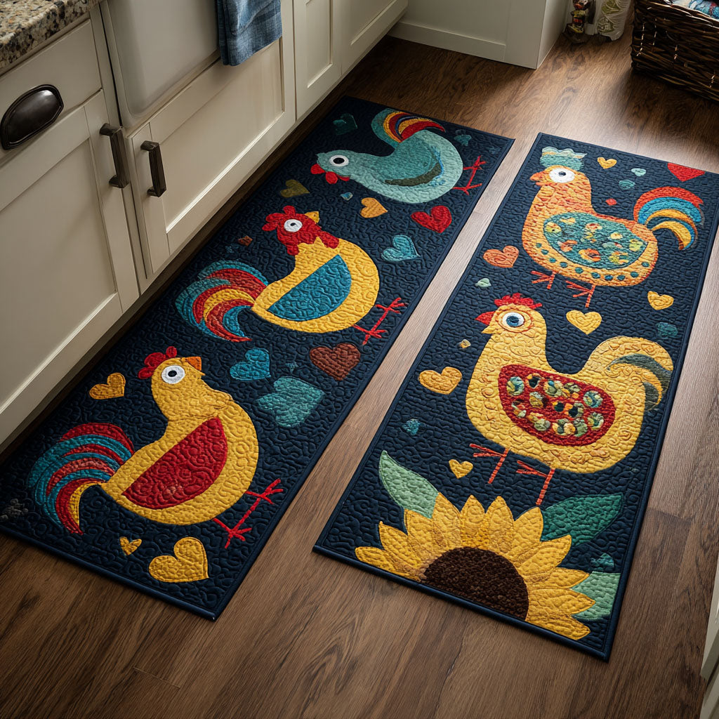 Alfombra de Área para Cocina Chicken Grove
