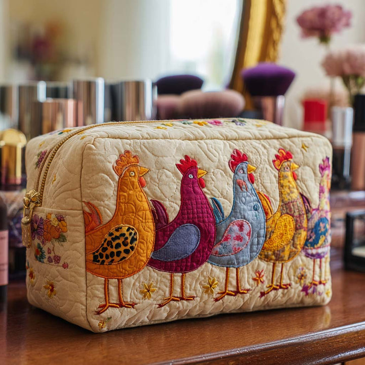 Bolsa de Maquillaje Acolchada Chicken Joy