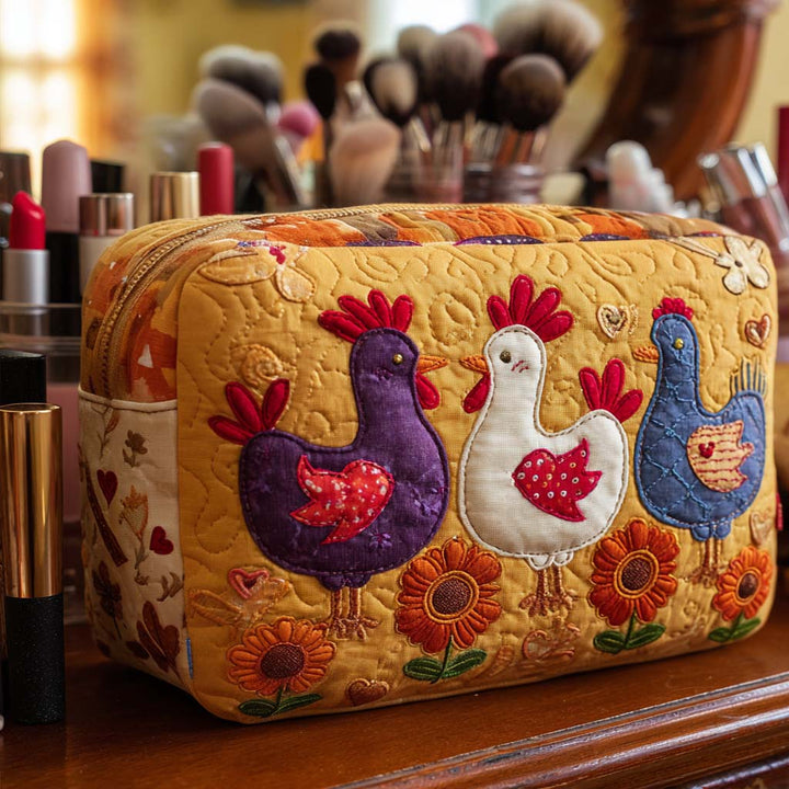 Bolsa de Maquillaje Acolchada Ligera de Pollo