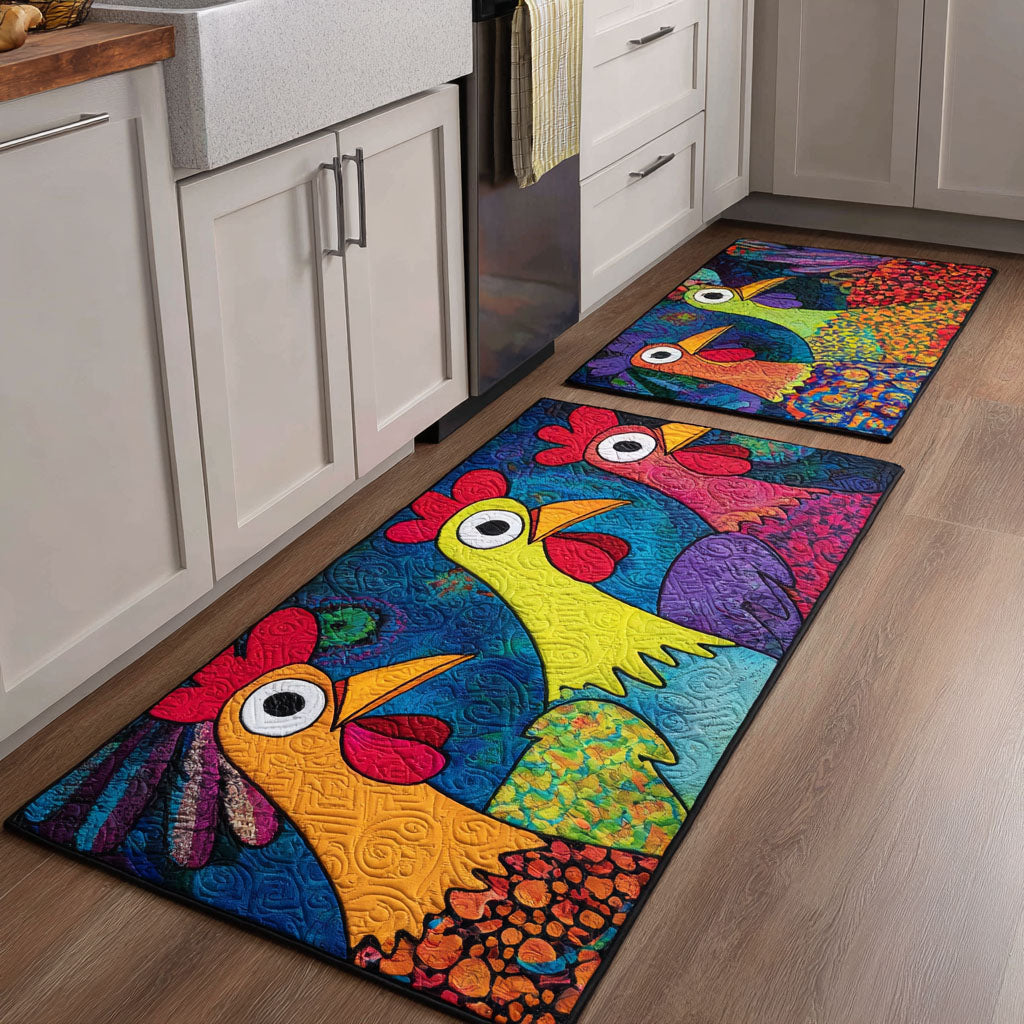 Alfombra de Área para Cocina con Diseño de Nido de Pollo