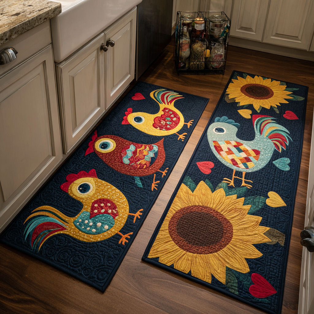 Alfombra de Área para Cocina Chicken Valley