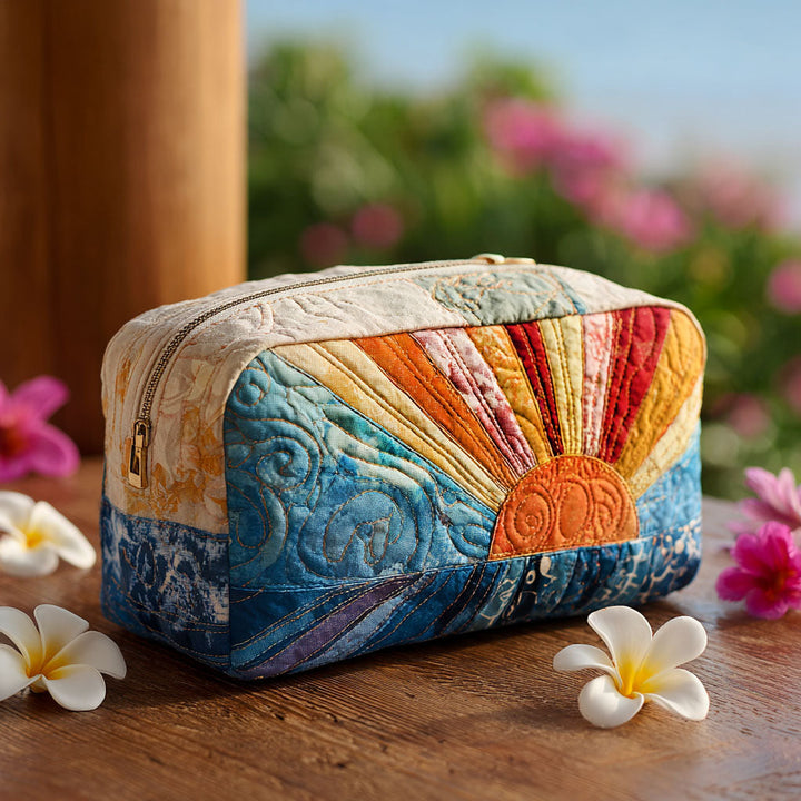 Bolso de Maquillaje Acolchado Chill Wave