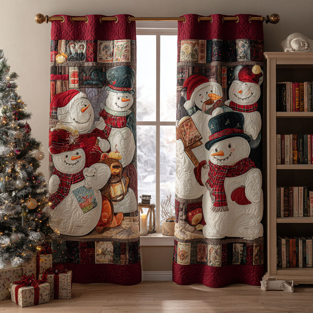 Cortinas Acolchadas de Bendiciones Navideñas