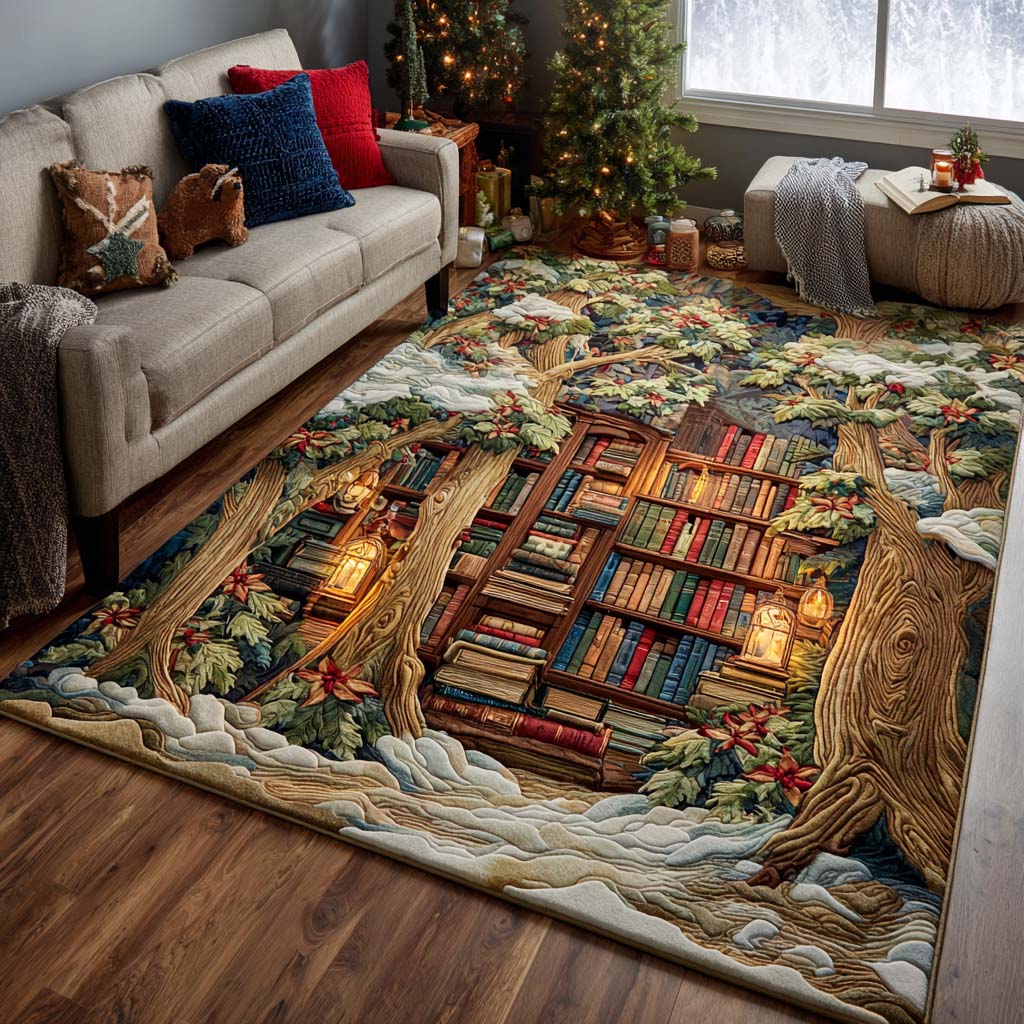 Alfombra de Área de Capítulos Navideños
