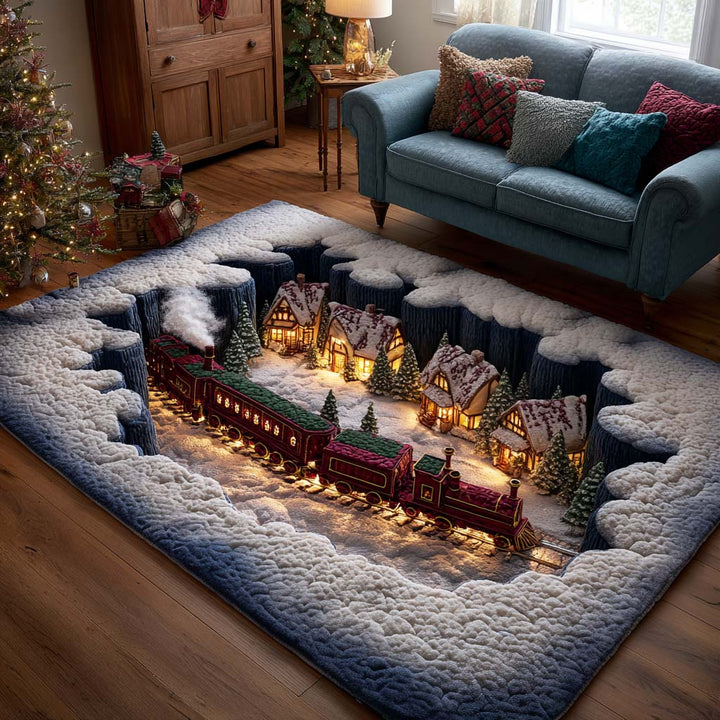 Alfombra de Área Christmas Express