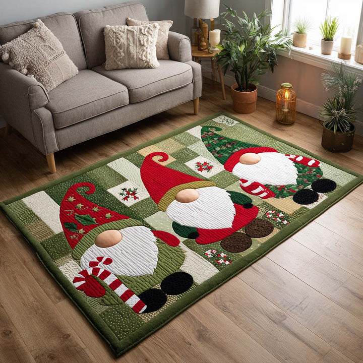 Alfombra de Área de Gnomos Navideños