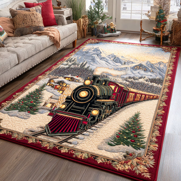 Alfombra de Área con Encanto Navideño