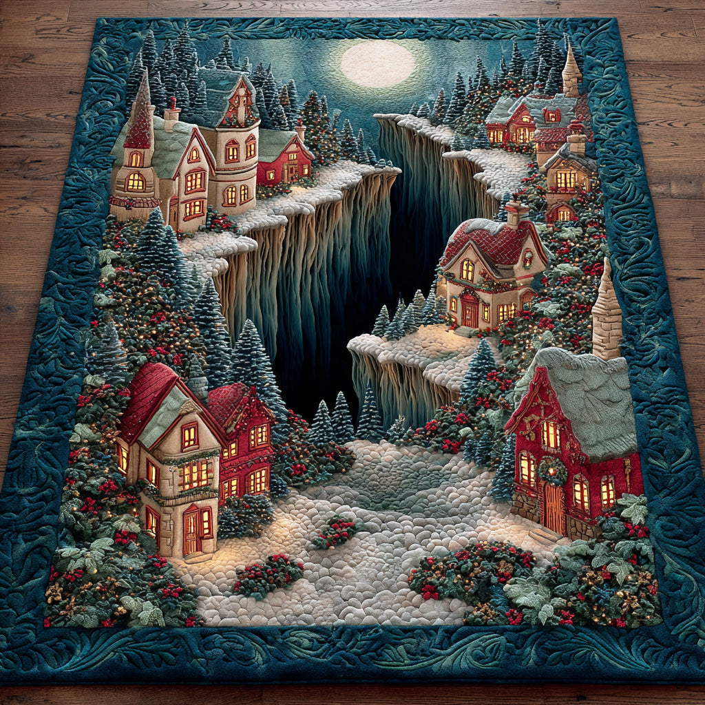 Alfombra de Área Crepúsculo Navideño