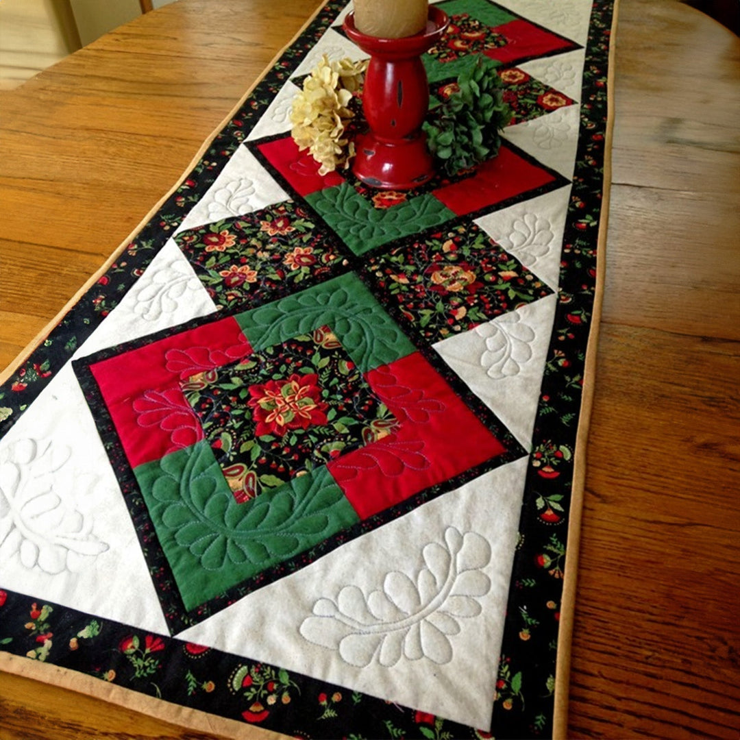 Caminito de Mesa Navideño Acolchado