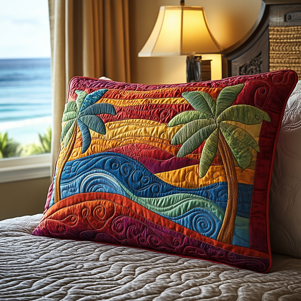 Funda de Almohada Acolchada Brisa Costera