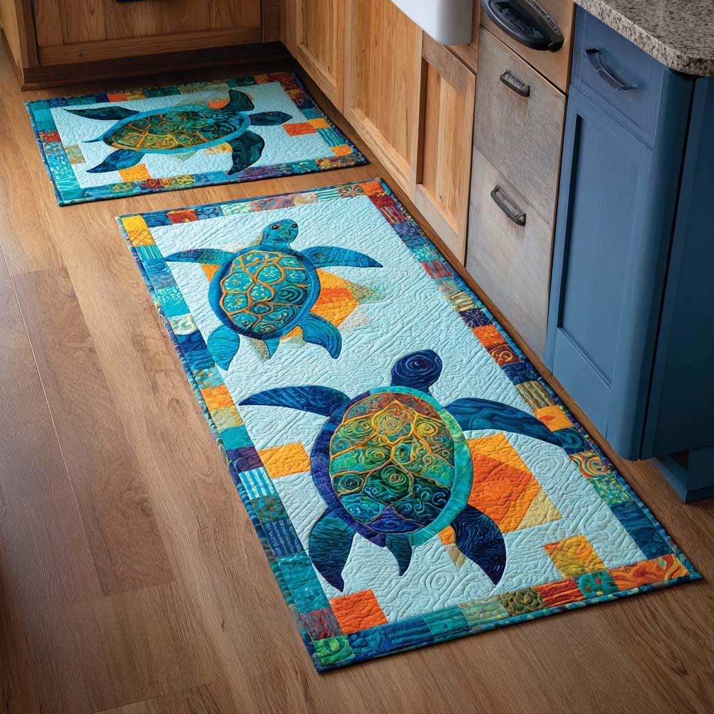 Alfombra de Área de Cocina Sueño Costero