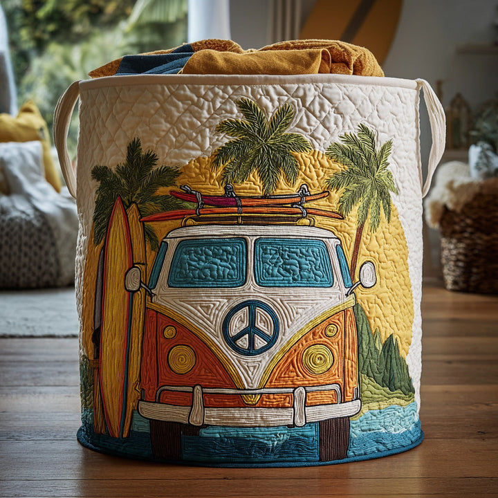 Cesta de Ropa Acolchada Van Hippie