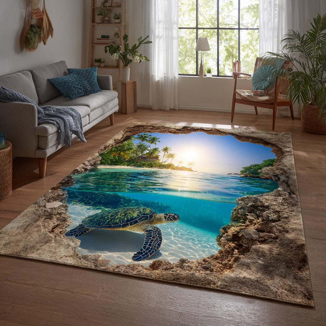 Alfombra de Área de Tortuga Costera