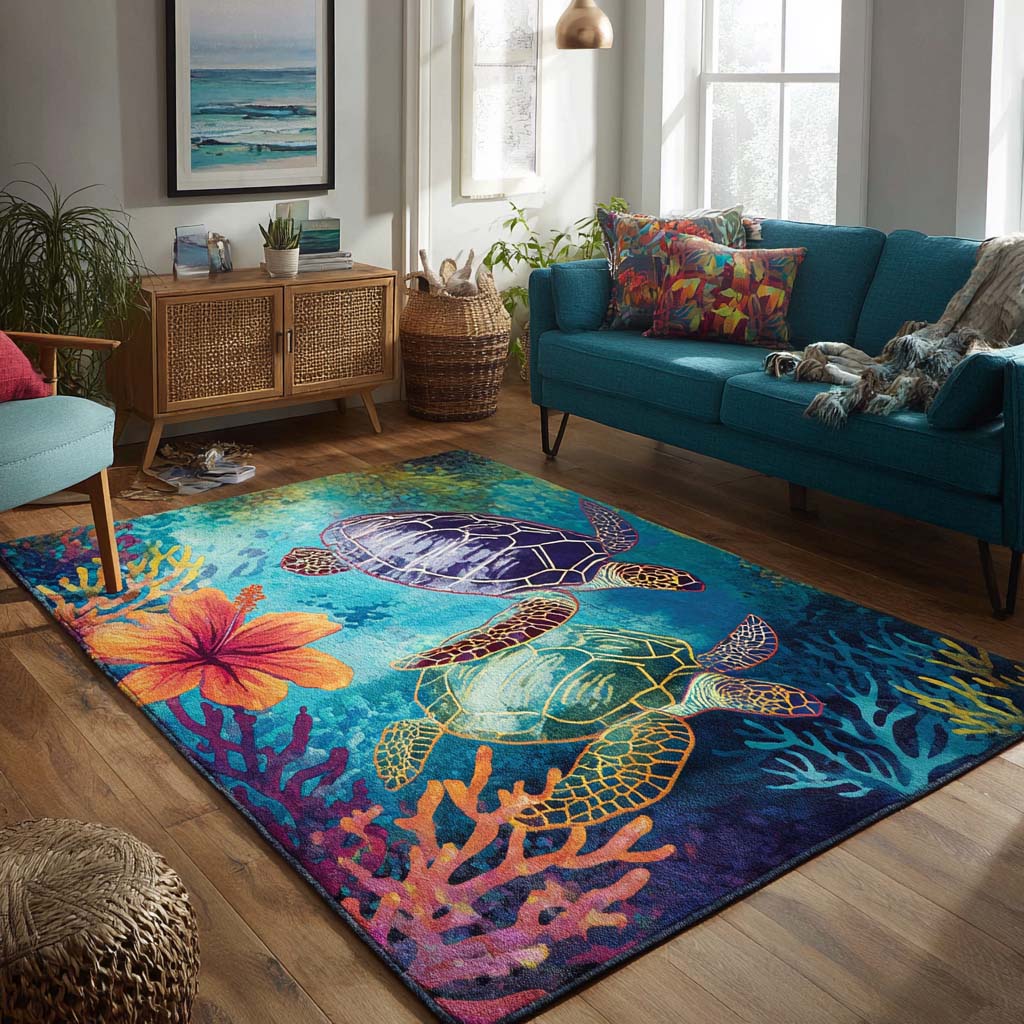 Alfombra de Área de Tortuga Costera