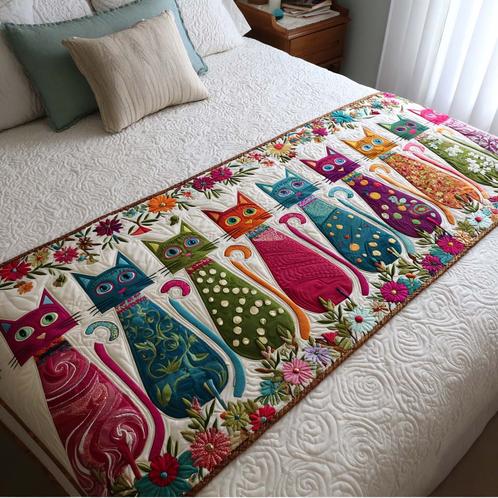 Caminito de Cama Acolchado para Gatos