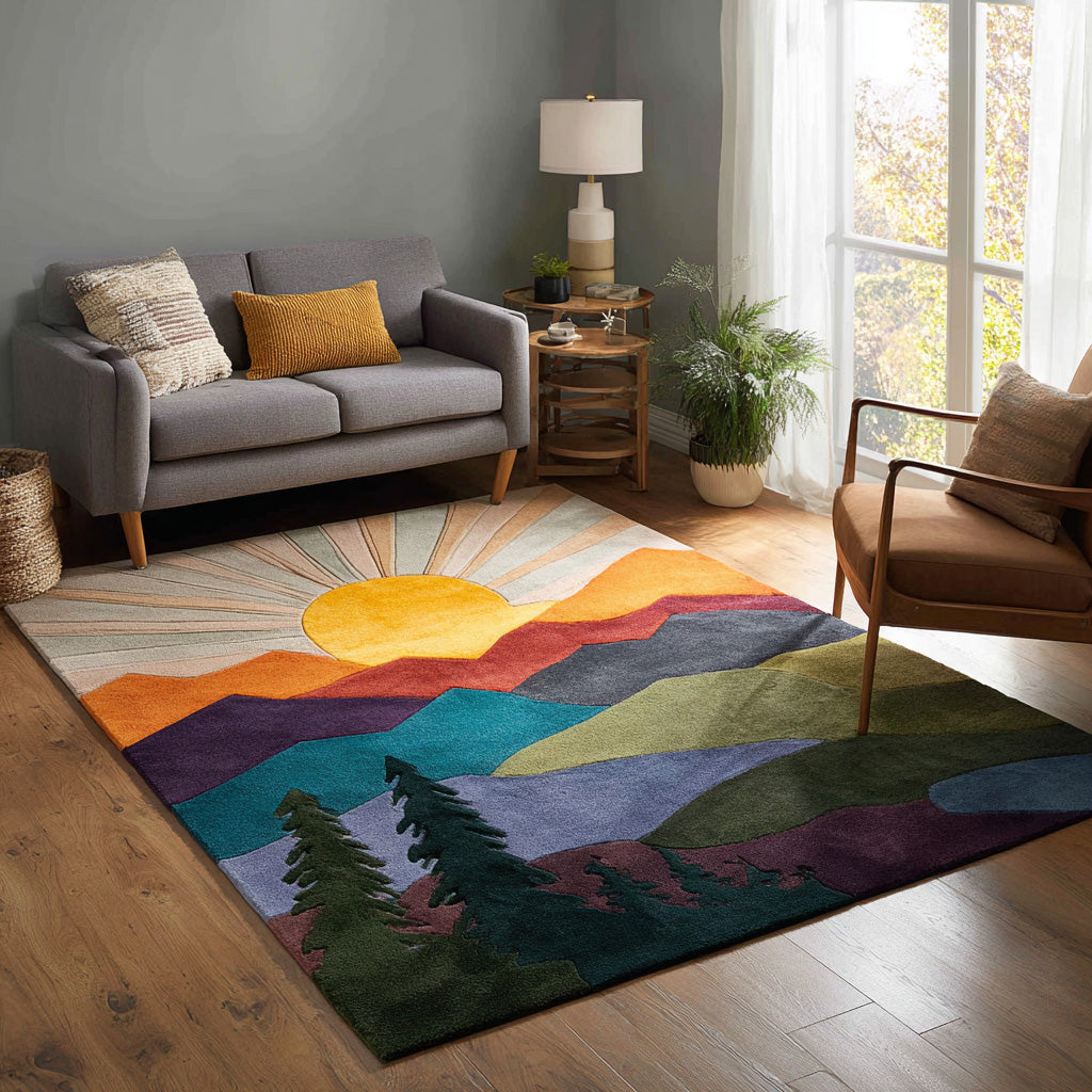Alfombra de Área Colorida