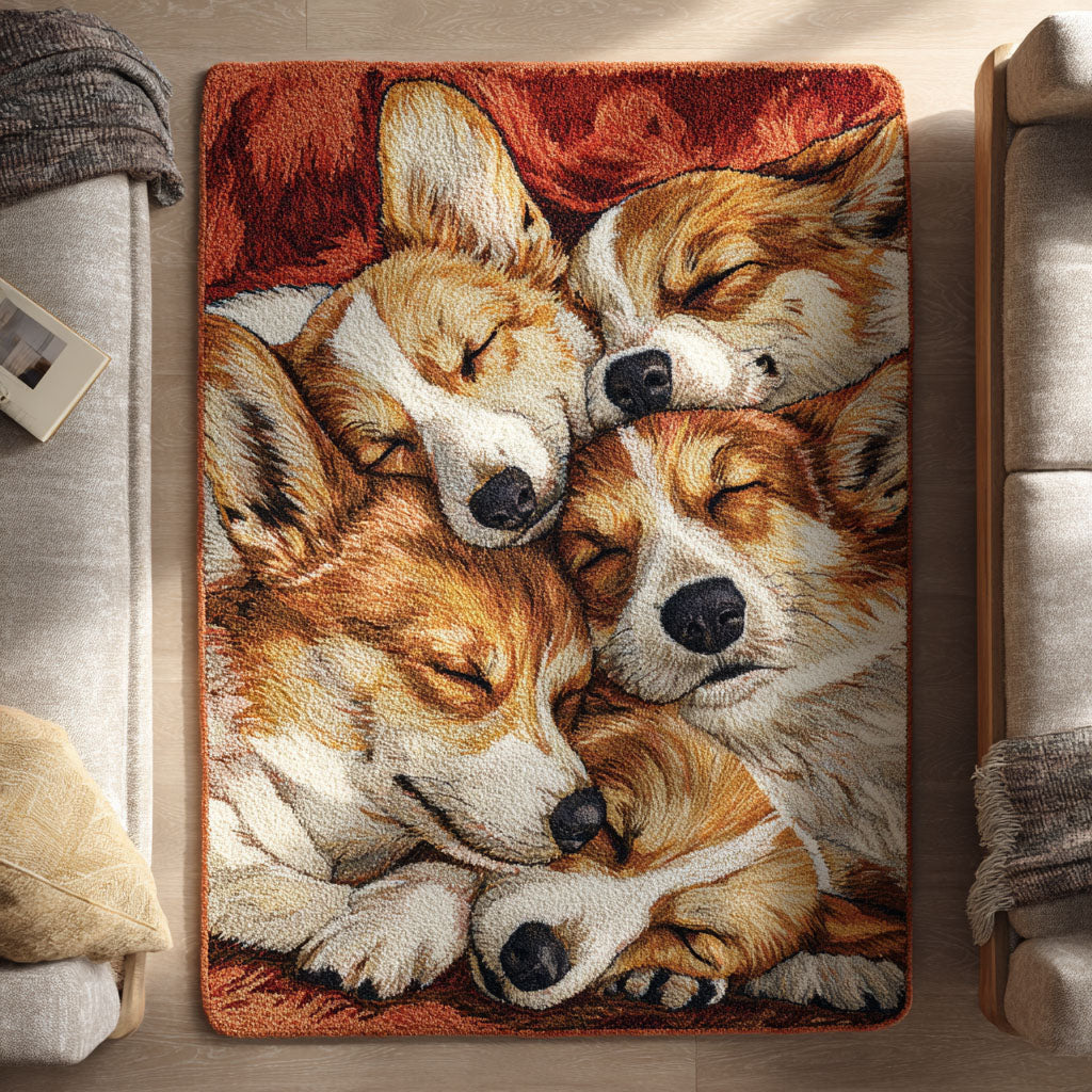 Alfombra de Área Corgi Cloud Nap