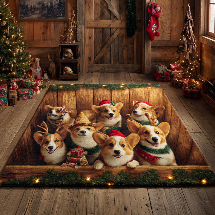 Alfombra Corgi Delight