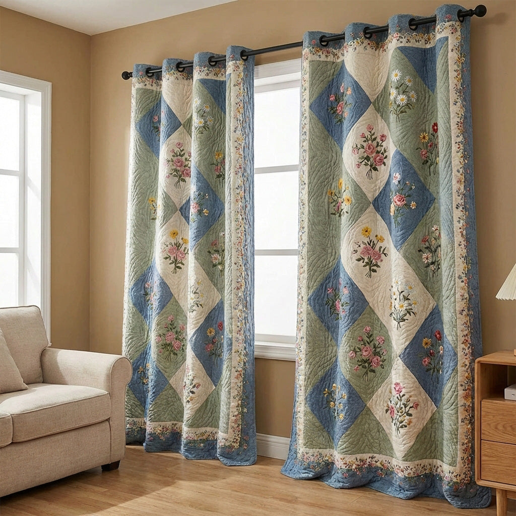 Cortinas de Cuadrícula de Diamante
