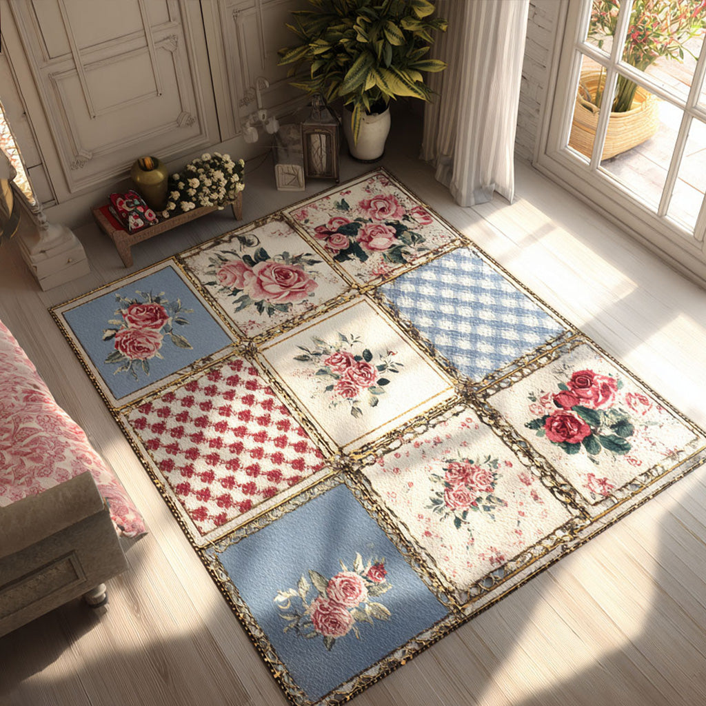 Alfombra de Área Cottage Rose Memory