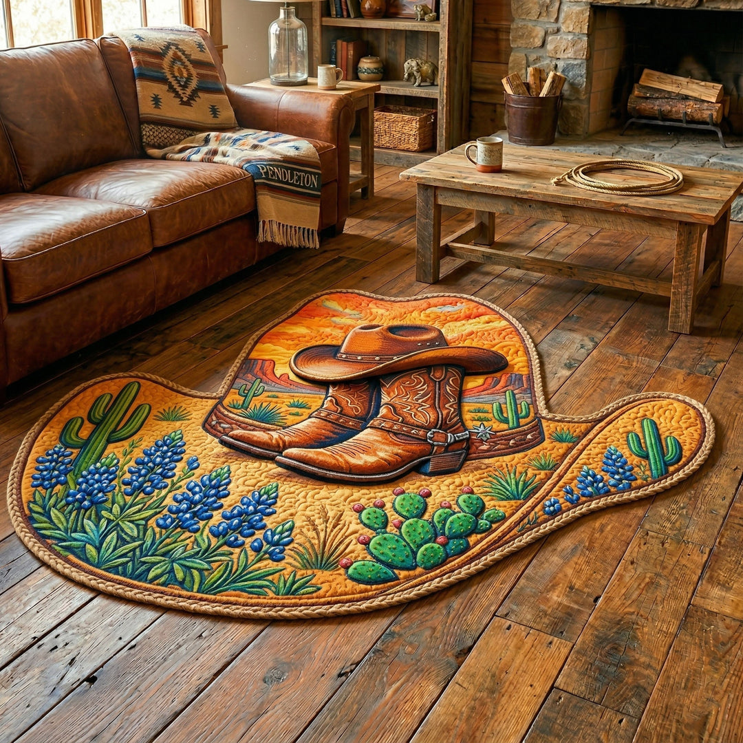 Alfombra de Área Personalizada Cowboy Spirit