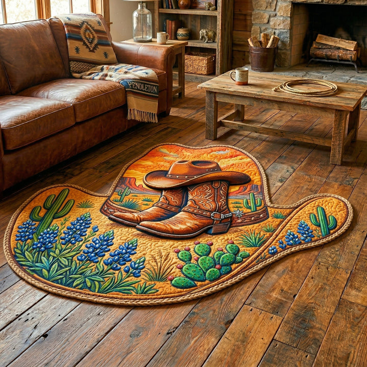 Alfombra de Área Personalizada Cowboy Spirit