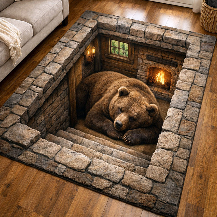 Alfombra de Área de Oso Acogedor