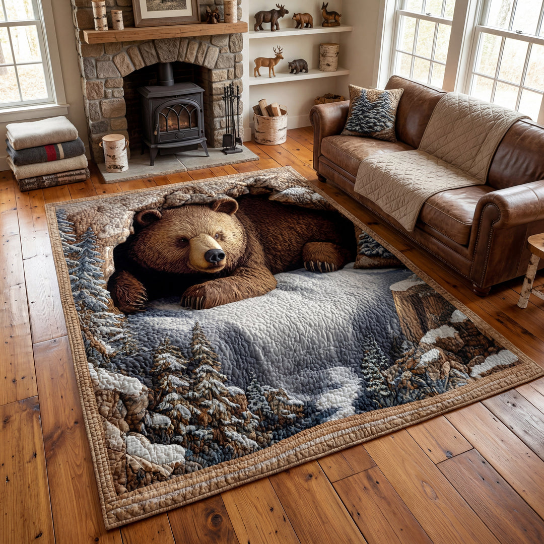 Alfombra de Área Lodge del Oso Acogedor