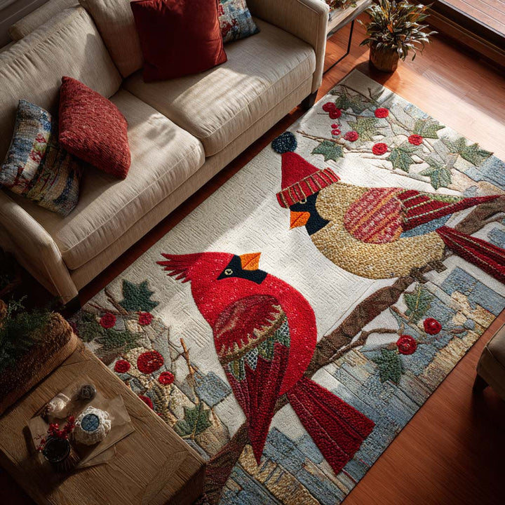 Alfombra de Área Cálida de Cardenal