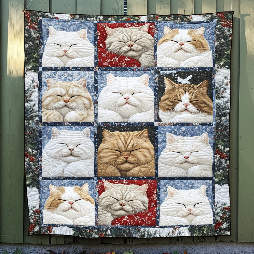 Manta Acolchada Sueños de Gato Acogedora