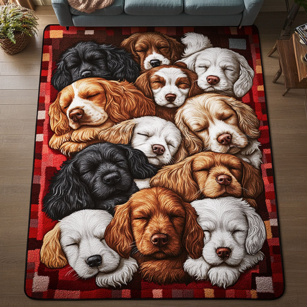 Alfombra de Área Cozy Curl Spaniel