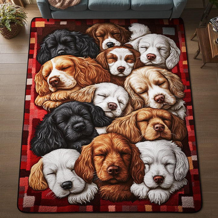 Alfombra de Área Cozy Curl Spaniel