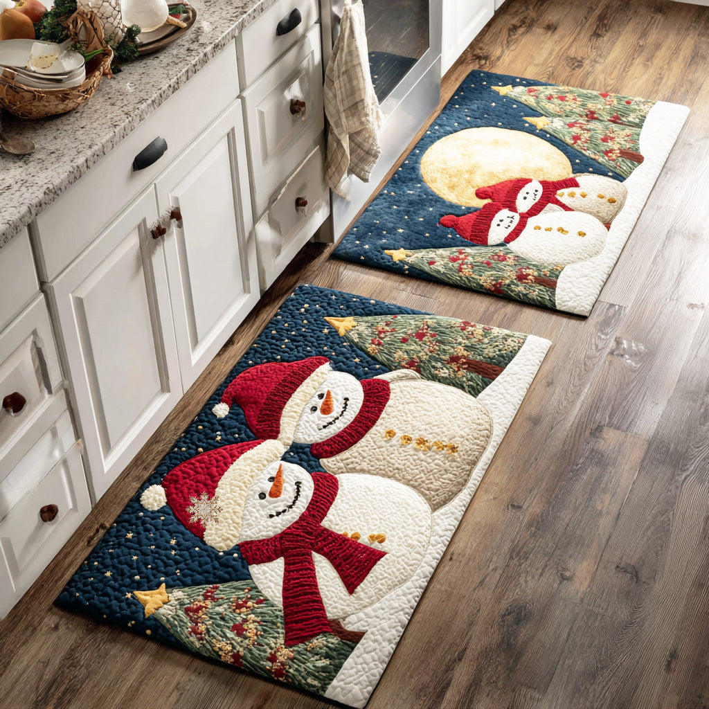 Alfombra de Cocina Amiga de Nieve Acogedora