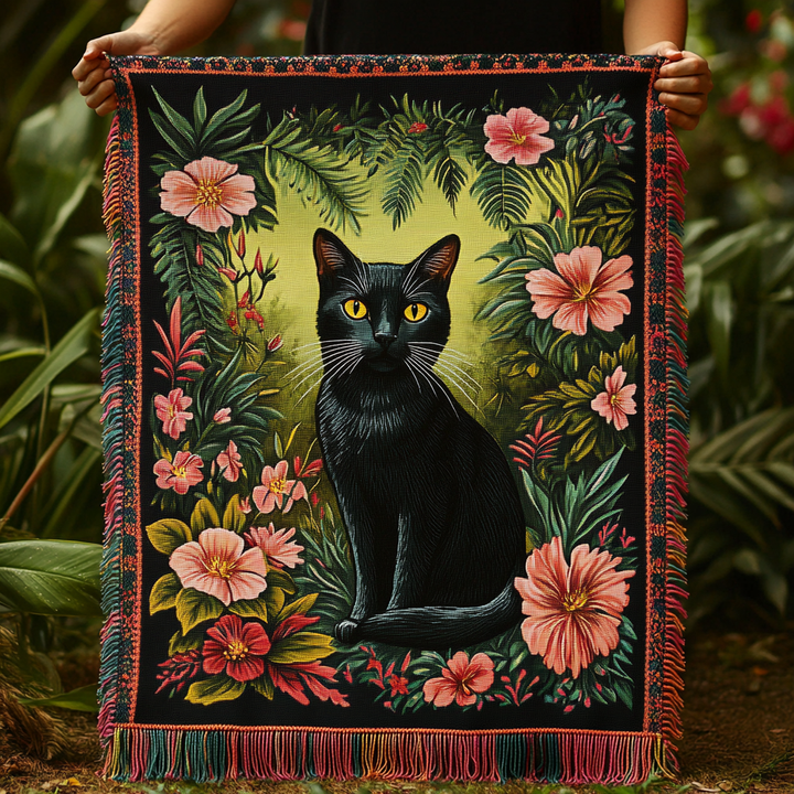 Manta Woven para Gato Crescente