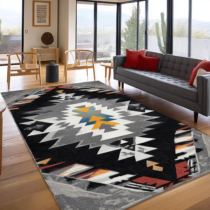 Alfombra de Área Crimson Echo