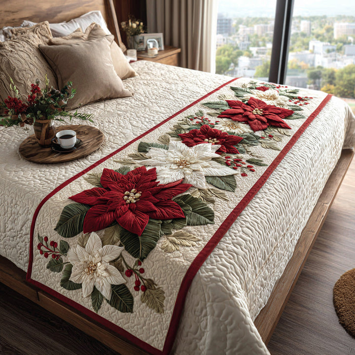 Caminito de Cama Acolchado Crimson Joy