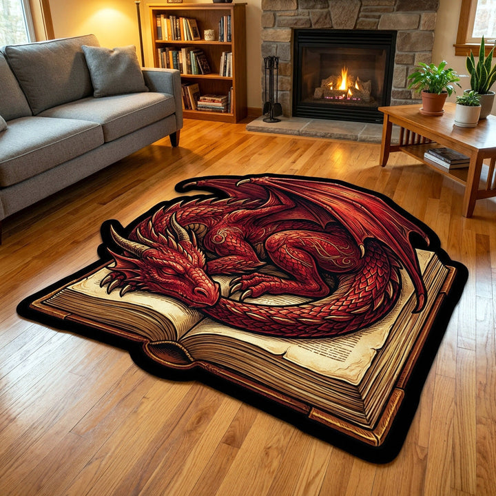Alfombra de Área de Forma Personalizada Crimson Reader
