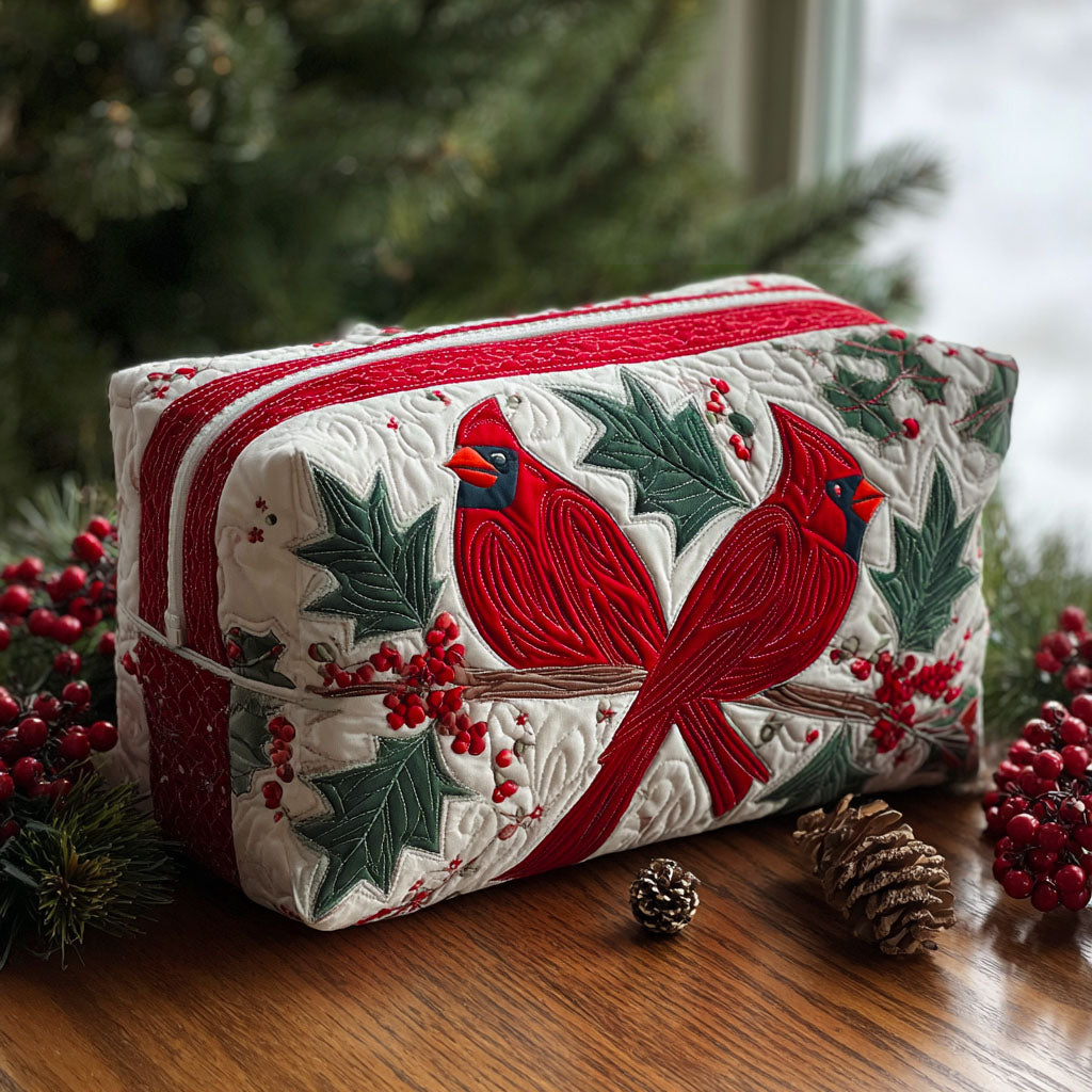 Bolsa de Maquillaje Acolchada Crimson Song