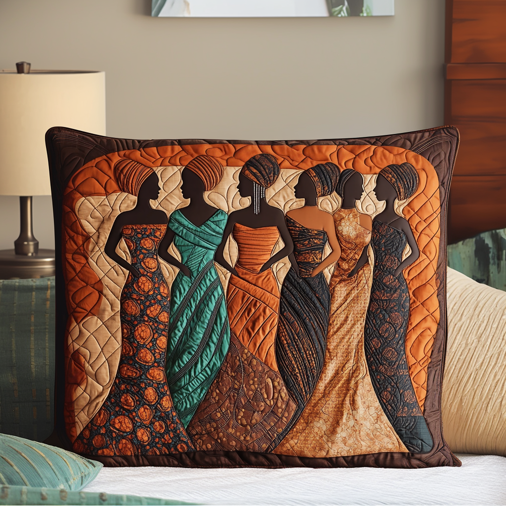 Funda de Almohada Acolchada Coronada en la Naturaleza
