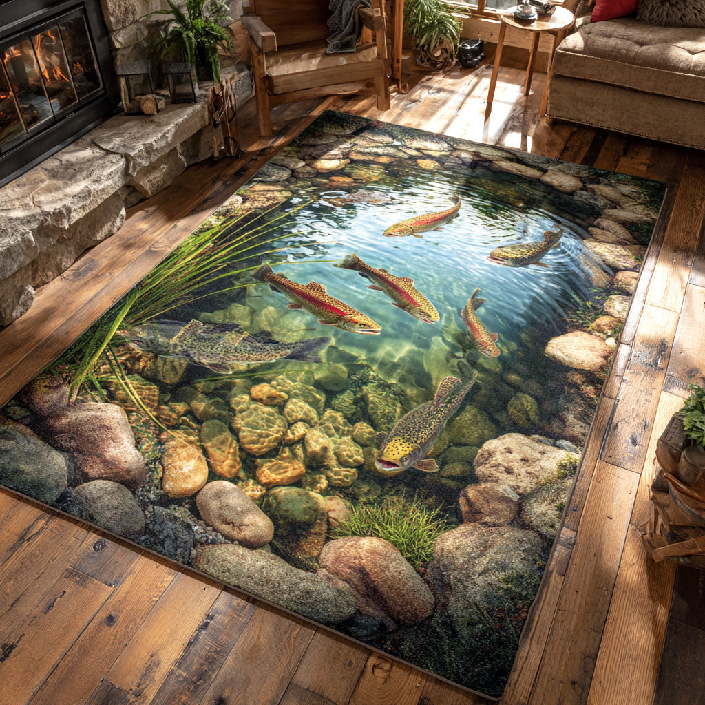 Alfombra de Área Crystal Trout